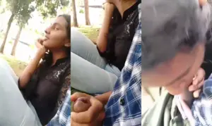 Outdoor viral xxx leaked girlfriend sucking dick porn mms