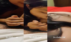 Sexy Thark se bhari Gf Ne laal panty pehan k chusa lund